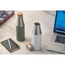 R- BREDA - CHANGE Collection Recycled Insulated Water Bottle - White