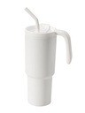 FORZA 360 - Hans Larsen Recycled Stainless Steel/PP Tumbler with 360 Branding - White