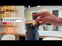 FERRO - Giftology Double Walled Vacuum Bottle with Mag Holder - Black