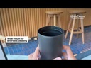 FORZA 360 - Hans Larsen Recycled Stainless Steel/PP Tumbler with 360 Branding - Navy Blue