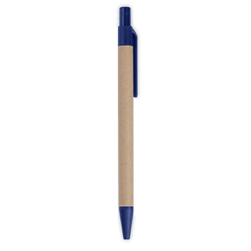 HASSA - eco-neutral A6 Notepad & Pen Set with Sticky Note - Navy Blue
