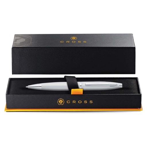 Cross Calais™ Satin Chrome With Polished Chrome Appointments Ballpoint Pen with Blue Ink