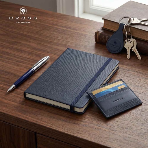 Cross Hardcover Notebook with Box - Navy Blue