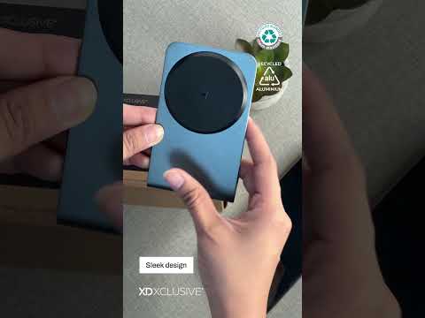 TERRA aluminum 15W magnetic wireless charging phone stand - Grey 