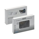 FAROS - @memorii 5 in 1 Wireless Fast Charging Station with Display Clock - White