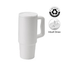 [DWHL 3253] BERN 2.0 - Hans Larsen Recycled Stainless Steel Tumbler with Straw Lid - White